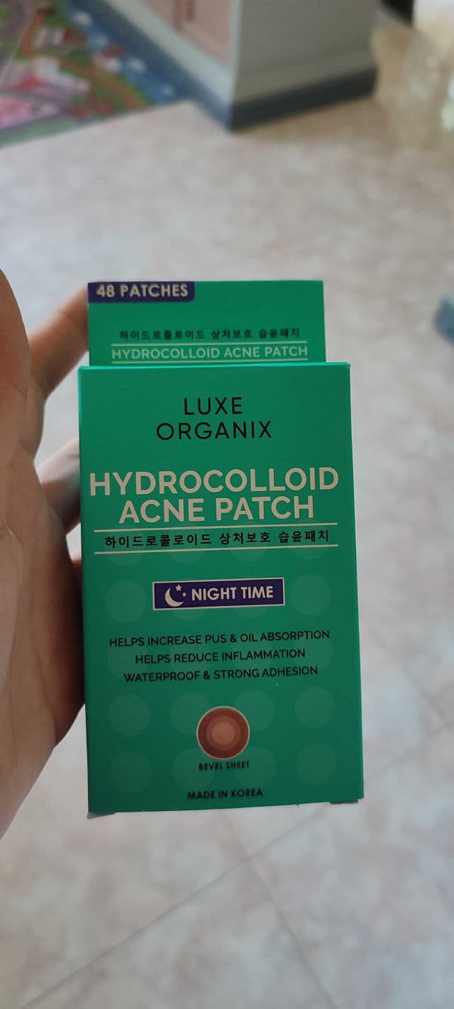 Luxe Organix Hydrocolloid Acne Patch Night Time review photo by EjayD