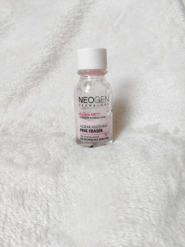 NEOGEN Dermalogy A-Clear Soothing Pink Eraser review photo by Skincaria