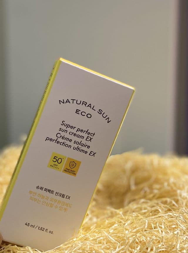 THE FACE SHOP Natural Sun Eco Super Perfect Sun Cream EX SPF 50+ PA++++ review photo by ghenvibs