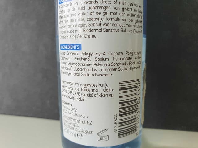 Biodermal Sensitive Balance - Micellar Cleansing Gel review photo by jichi03