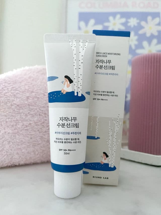 Round Lab Birch Juice Moisturizing Sun Cushion SPF 50+ PA++++ review photo by MusaChan