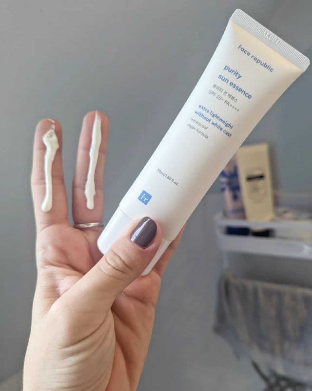 Face Republic Purity Sun Essence SPF50+ PA++++ review photo by AllyOlly