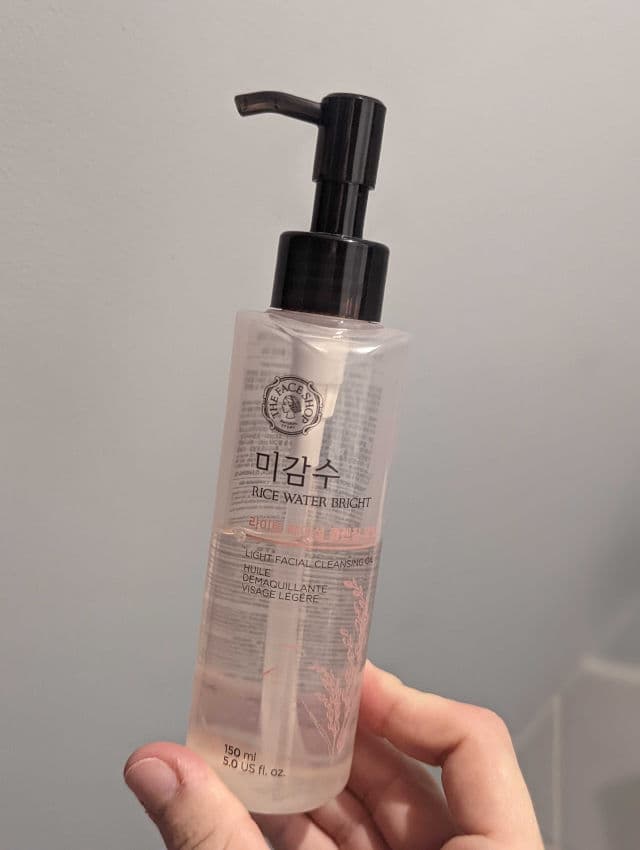 THE FACE SHOP Rice Water Bright Light Cleansing Oil review photo by AllyOlly