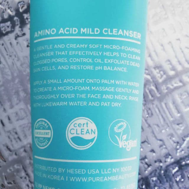 Amino Acid Mild Cleanser  product review