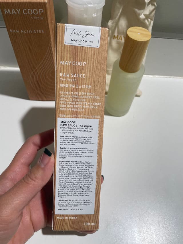 May Coop The Vegan Raw Sauce "Hydrating Essence" review photo by AngieQuantas