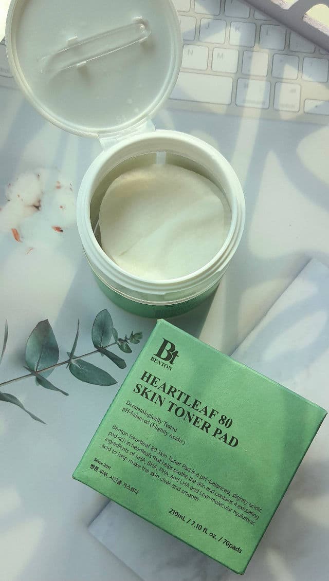 BENTON Heartleaf 80 Skin Toner Pad review photo by ChristieX