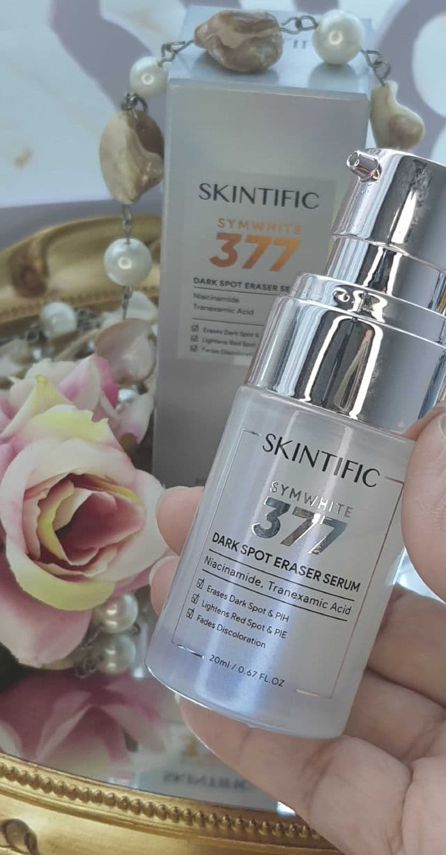 Skintific SymWhite377 Dark Spot Eraser Serum review photo by ChristieX