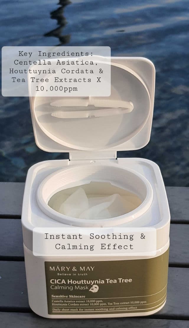 Mary&May Cica Houttuynia Tea Tree Calming Mask review photo by ChristieX