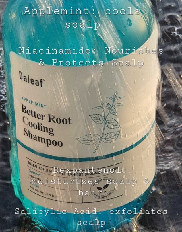 Daleaf Apple Mint Better Root Cooling Shampoo  review photo by ChristieX