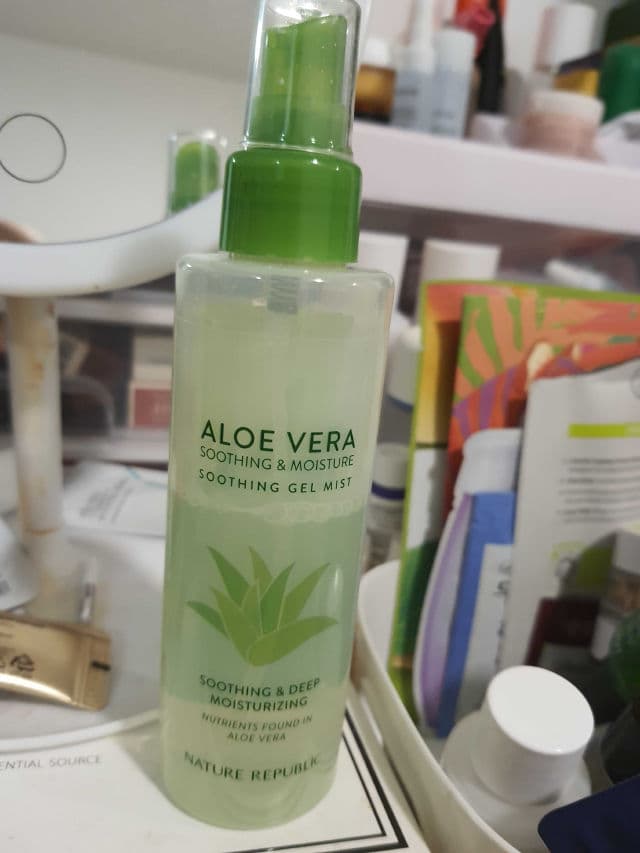 NATURE REPUBLIC Soothing & Moisture Aloe Vera 92% Soothing Gel Mist review photo by ChristieX