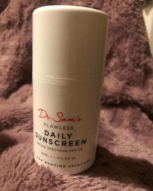 Dr. Sam's Flawless Daily Sunscreen review photo by csmall707