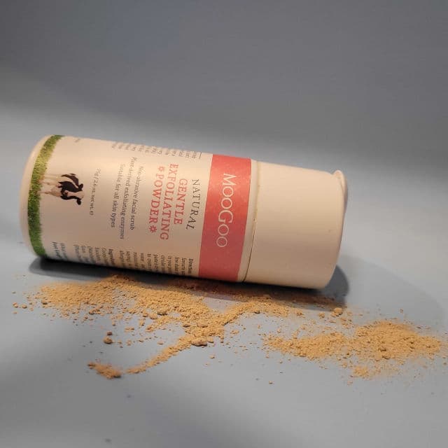 MooGoo Gentle Exfoliating Powder review photo by SkincrediblyMe