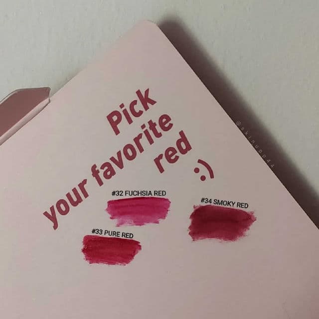 Peripera 33 Pure Red review photo by skinupp44