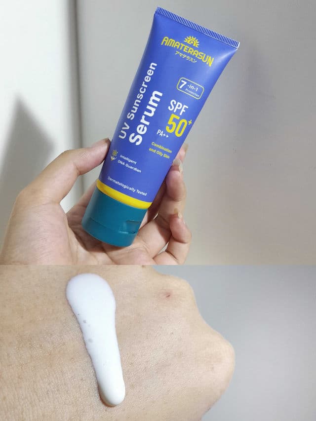 AMATERASUN UV Sunscreen Serum SPF 50+ PA++ review photo by rbbixt