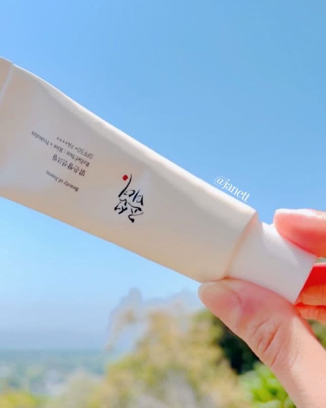 BEAUTY OF JOSEON Relief Sun Rice + Probiotics SPF50+ PA++++ review photo by Janett