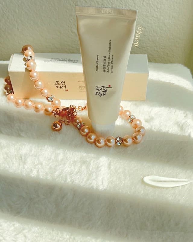 BEAUTY OF JOSEON Relief Sun Rice + Probiotics SPF50+ PA++++ review photo by Janett