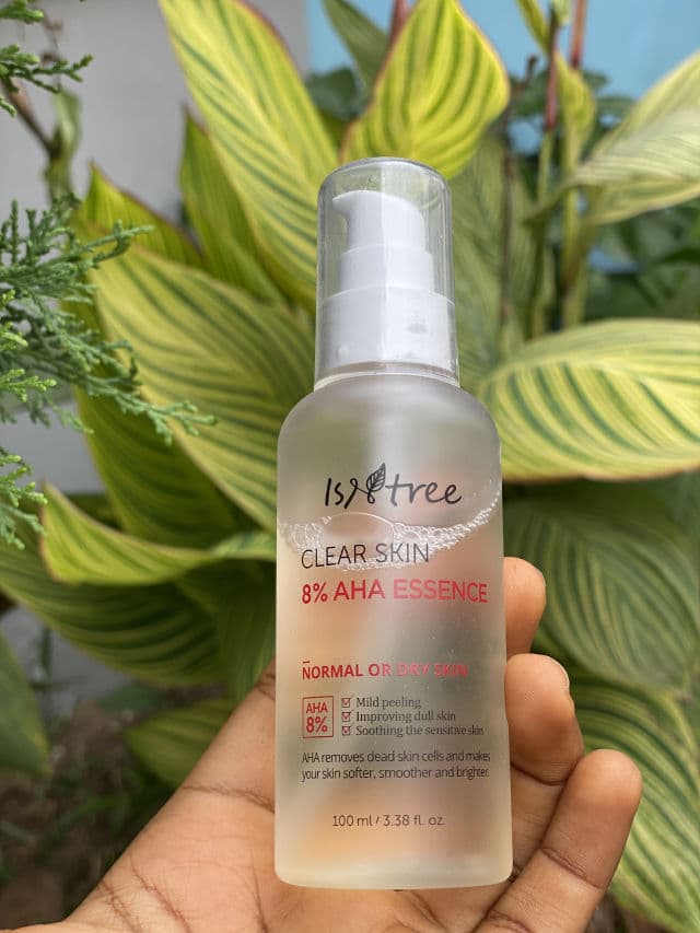 ISNTREE Chestnut AHA 8% Clear Essence review photo by SkinCrony