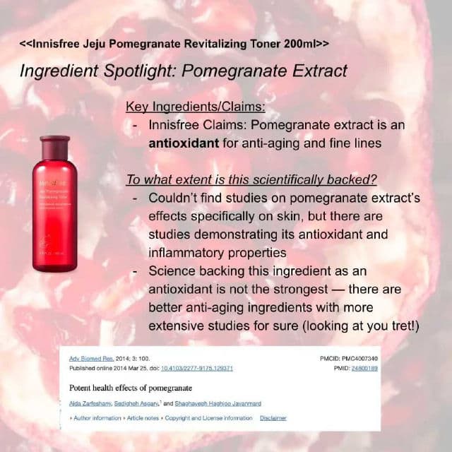 INNISFREE Jeju Pomegranate Revitalizing Toner review photo by pickycutiepie