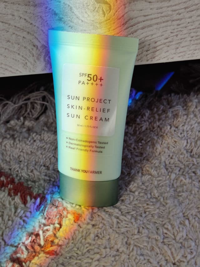 Sun Project Skin Relief Sun Cream SPF50+ PA++++ product review