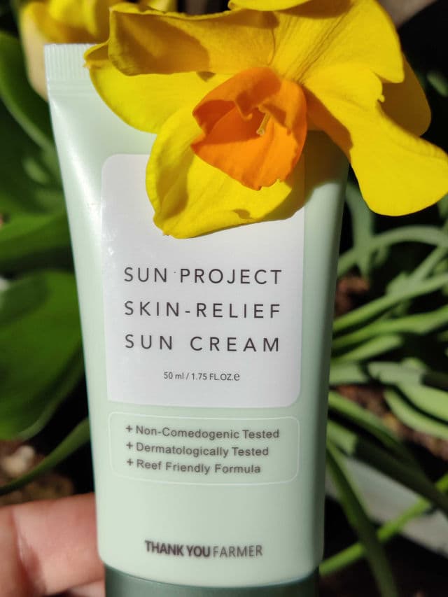 Sun Project Skin Relief Sun Cream SPF50+ PA++++ product review