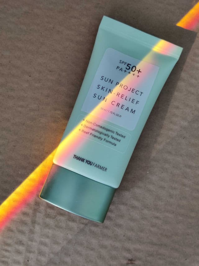 Sun Project Skin Relief Sun Cream SPF50+ PA++++ product review