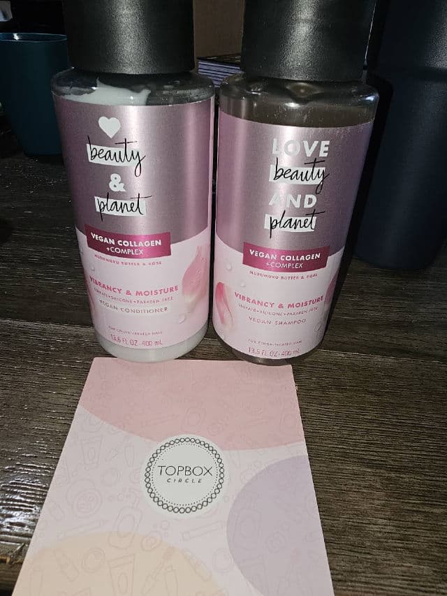 Love Beauty and Planet Vegan Collagen + Complex Vibrancy & Moisture Shampoo with Murumuru Butter & Rose review photo by Nickers402