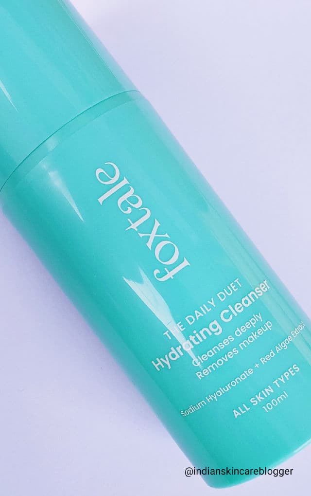 Foxtale The Daily Duet Face Wash review photo by indiaskincareblogger