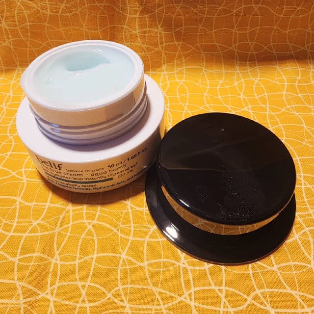 belif The True Cream Aqua Bomb review photo by Beckster