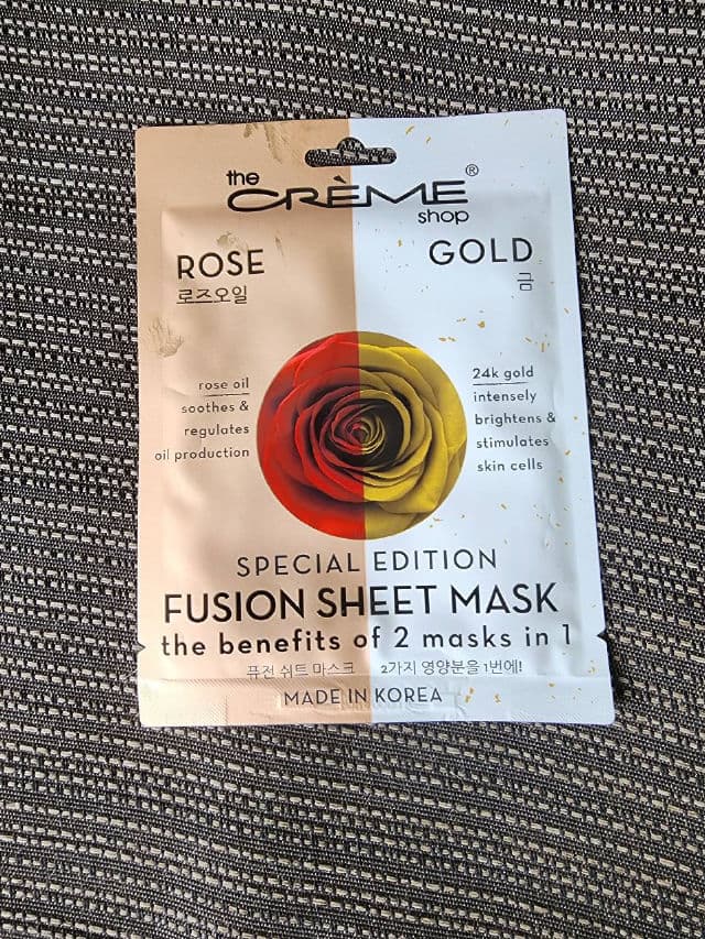 The Creme Shop Rose & Gold Fusion Sheet Mask review photo by Beckster