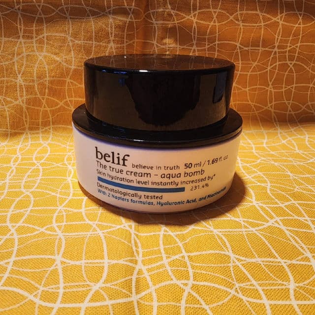 belif The True Cream Aqua Bomb review photo by Beckster