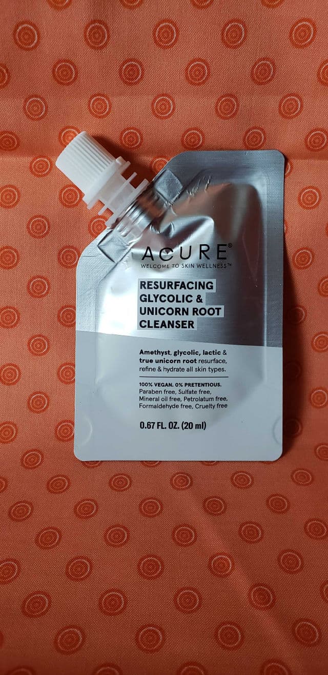 Acure Resurfacing Glycolic & Unicorn Root Cleanser review photo by Beckster
