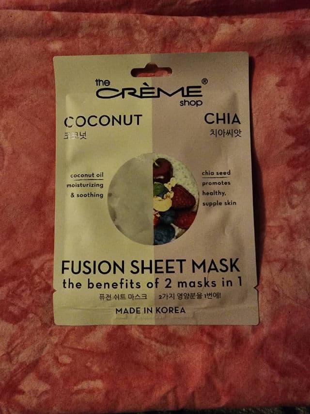 The Creme Shop Coconut & Chia Fusion Sheet Mask review photo by Beckster