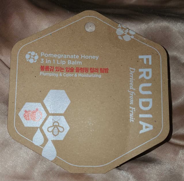 Frudia Pomegranate Honey 3 in 1 Lip Balm review photo by Beckster