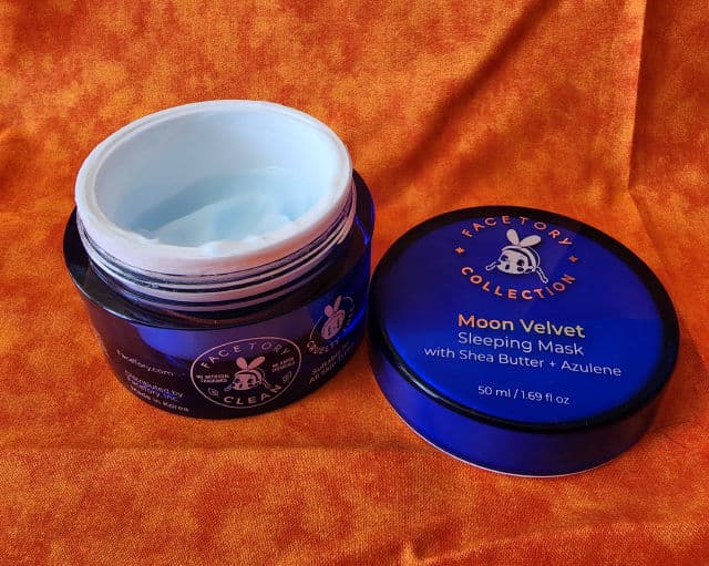 FaceTory Moon Velvet Sleeping Mask with Shea Butter and Azulene review photo by Beckster