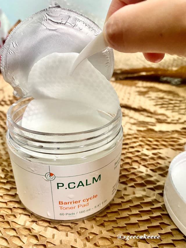 P.CALM Barrier Cycle Toner Pad review photo by sgeecakeeee