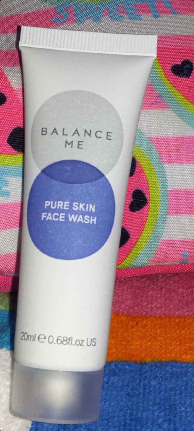 Balance Me Pure Skin Face Wash review photo by DiscoveringDaily
