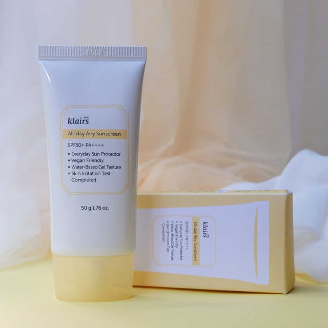 Dear, Klairs All-day Airy Sunscreen SPF50+ PA++++ review photo by CLThingsiLove