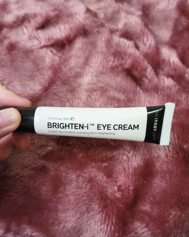 The Inkey List Brighten-I Eye Cream review photo by trianderror