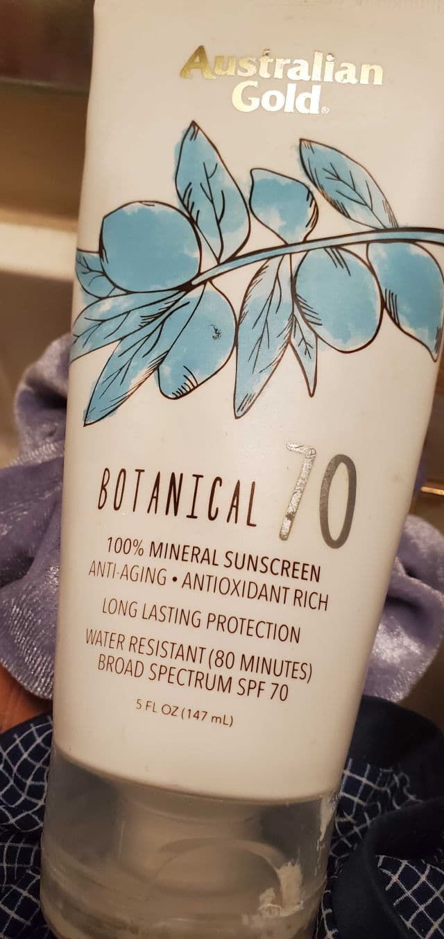 Australian Gold Botanical SPF 70 Sunscreen Lotion review photo by Jacqqq