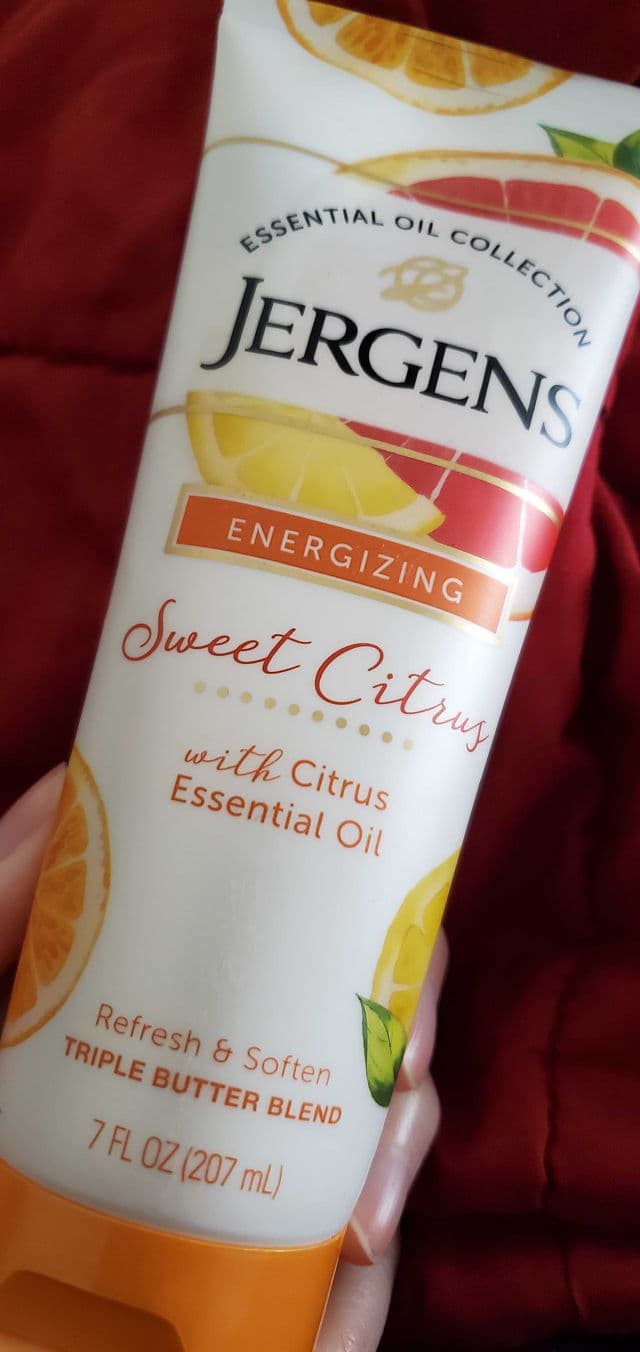 Jergens Sweet Citrus Triple Butter Blend for Hands & Body  review photo by Jacqqq