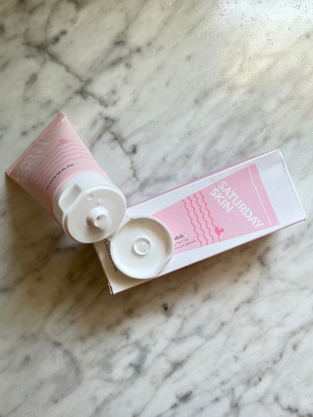 Saturday Skin Rub-A-Dub Refining Peel Gel review photo by Jaysbeautylife