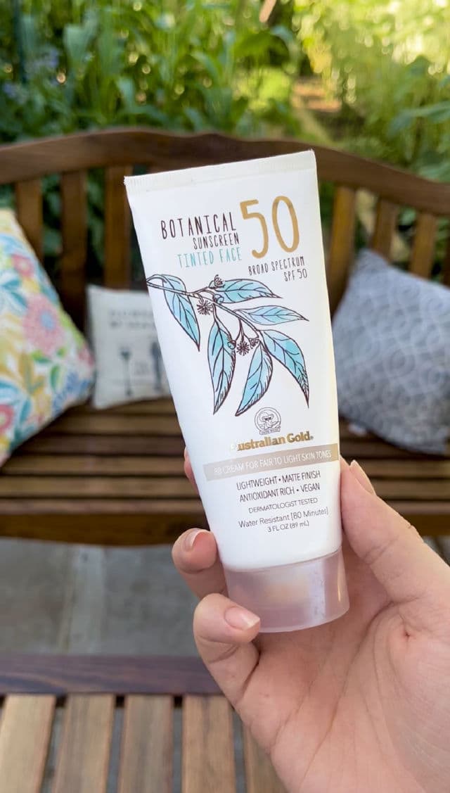 Australian Gold Botanical SPF 50 Tinted Face Mineral Lotion review photo by glowwithalison