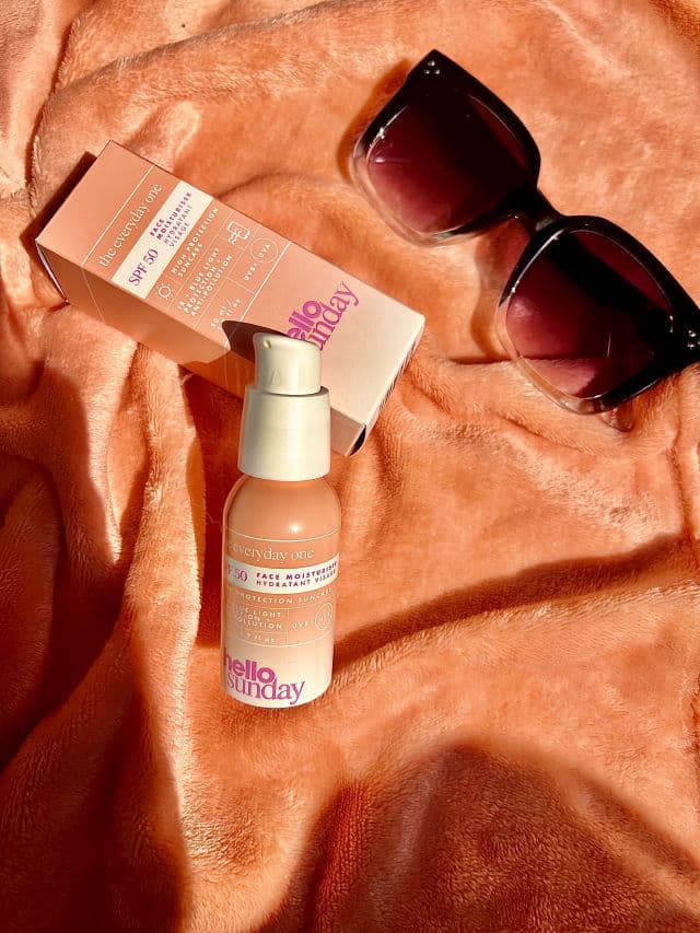 Hello Sunday The Everyday One Face Moisturiser SPF50 review photo by glowyskinsk