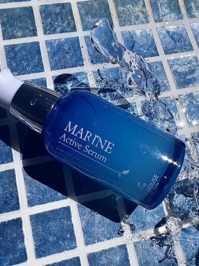 The Skin House Marine Active Serum review photo by glowyskinsk