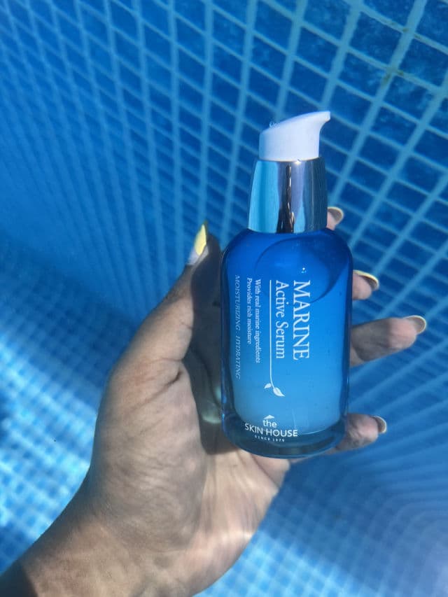 The Skin House Marine Active Serum review photo by glowyskinsk