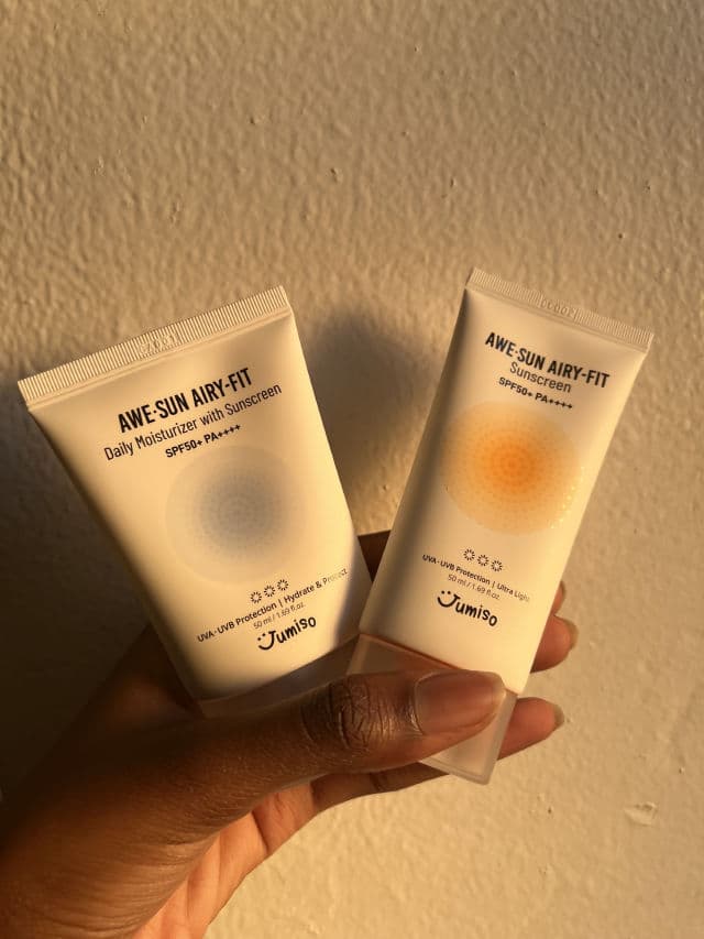 Jumiso Awe-Sun Airy-Fit Daily Moisturizer with Sunscreen SPF 50+ PA++++ review photo by beachyglows