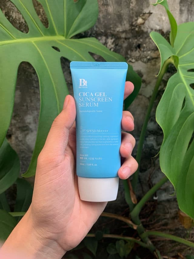 BENTON Cica Gel Sunscreen SPF50+ PA++++  review photo by itsirgs