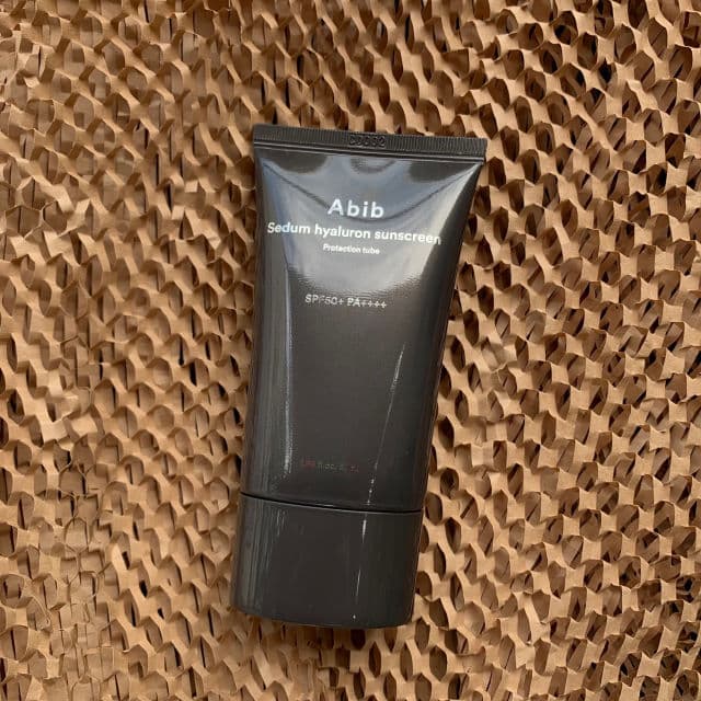 Abib Sedum Hyaluron Sunscreen Protection Tube SPF50+ PA ++++ review photo by itsirgs