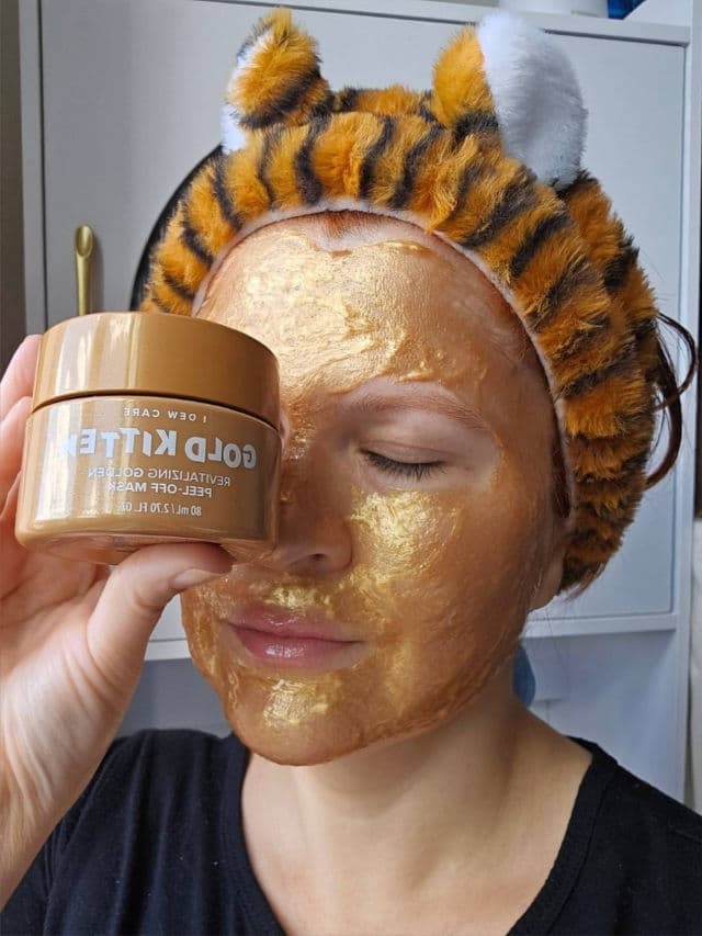 I Dew Care Gold Kitten Revitalizing Peel-off Mask review photo by Kat573