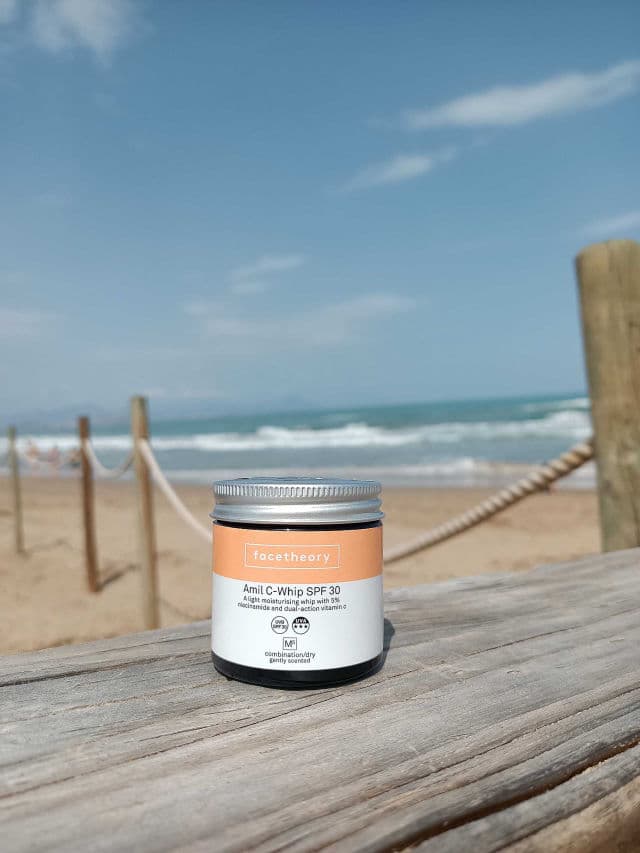 facetheory Amil-C Whip M5 SPF 20 review photo by Coquetteskin